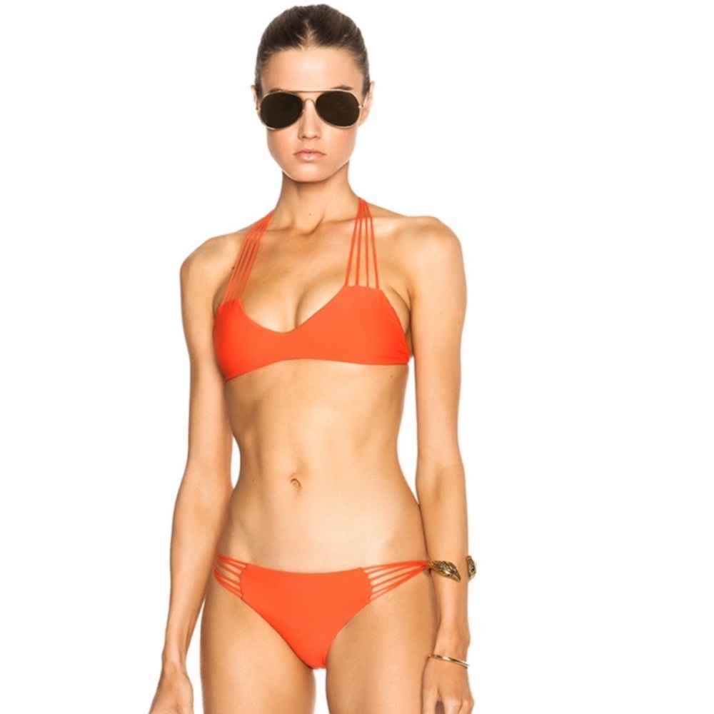 Mikoh Banyan Orange Bikini *Rare Color*